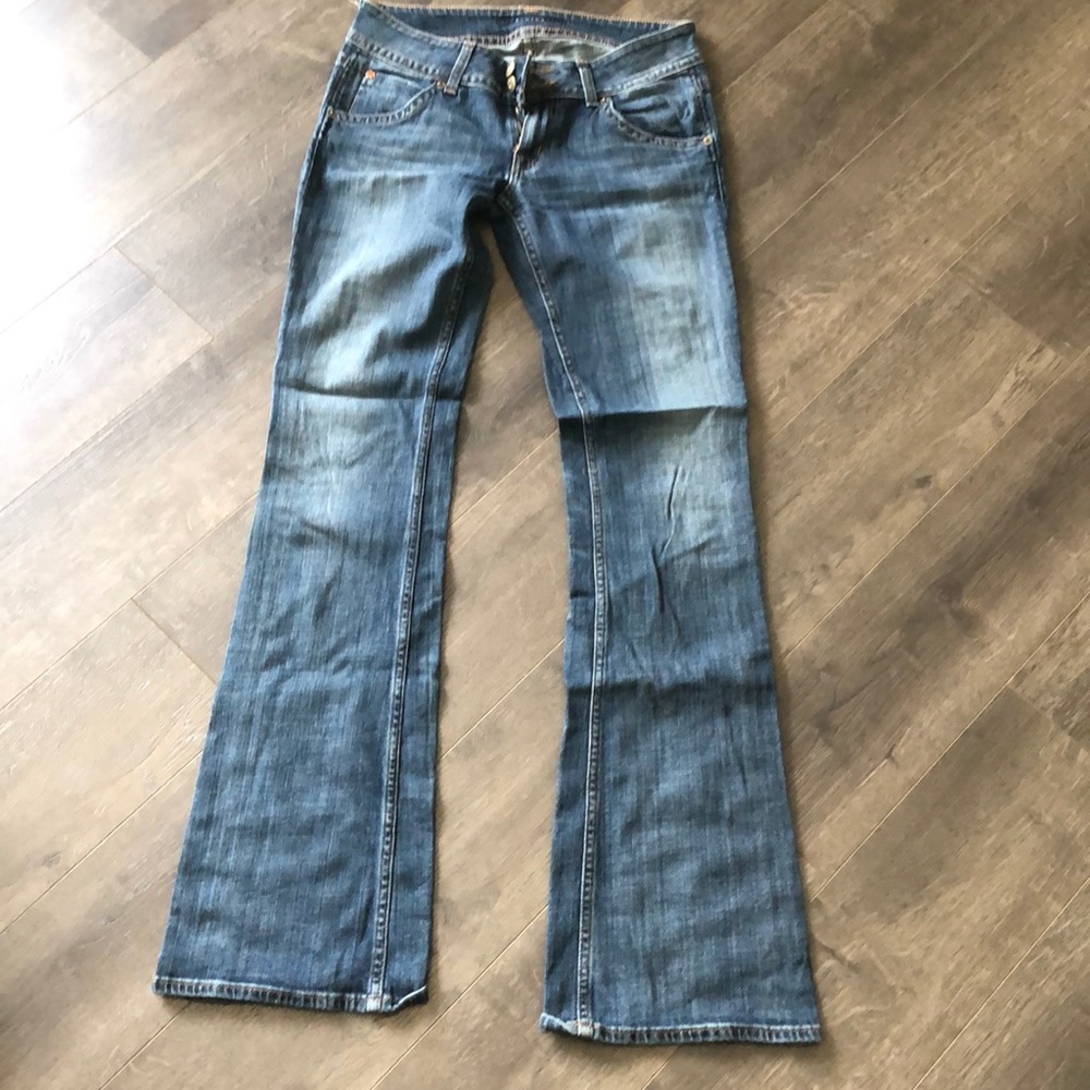 Hudson wide leg jeans